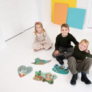 Scratch Compact Puzzel 30 st Contour Puzzel Dino