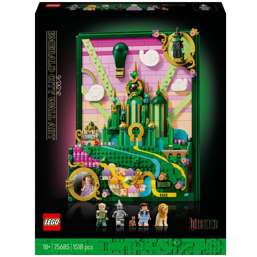 LEGO Wicked - Emerald City muurkunst