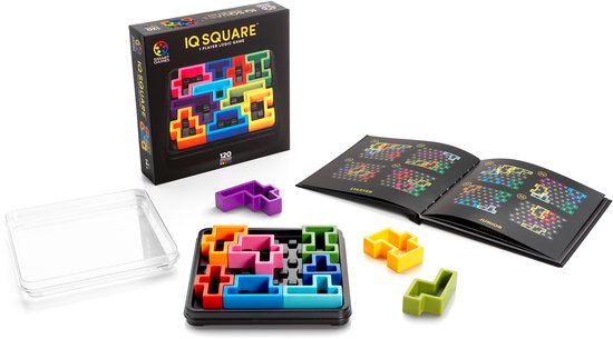 IQ Square Deluxe - 120 opdrachten - SmartGames - Afbeelding 3