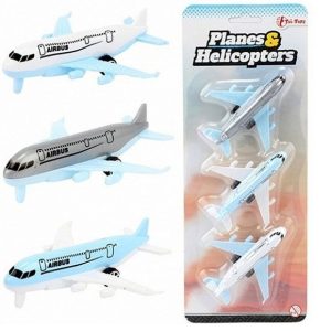 Vehicool Set Vliegtuigen Jet 8,5 cm 3st op kaart