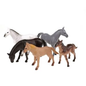 Animal World Paarden Deluxe 5 st in zak