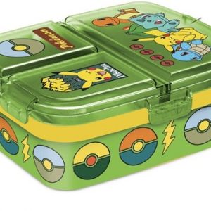Pokemon Multi compartment Lunchbox – Green Forest