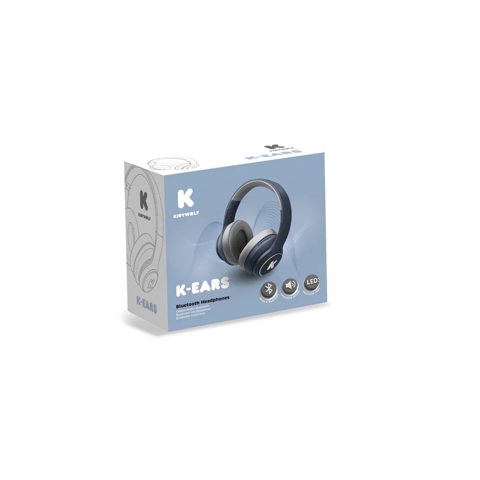 Kidywolf - Kidyears Bluetooth Headset (Blauw) - Afbeelding 4