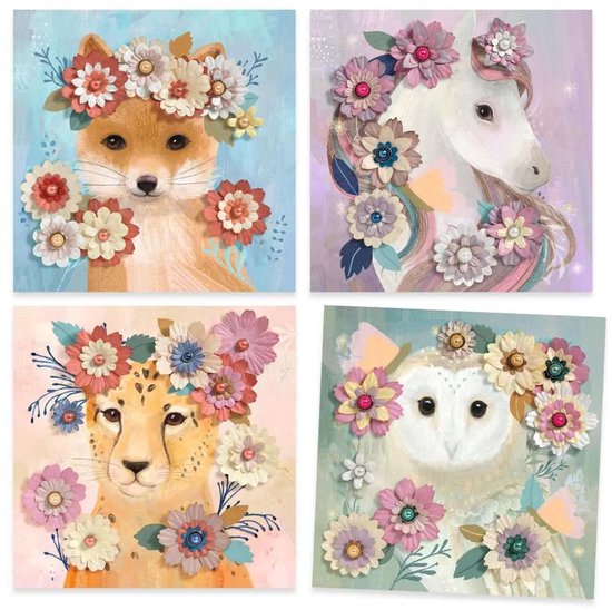 Djeco - 3D Bloemenkrans - Afbeelding 4