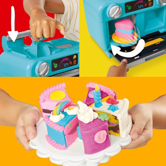 Play Doh Super Slice Cake Speelset - Afbeelding 3