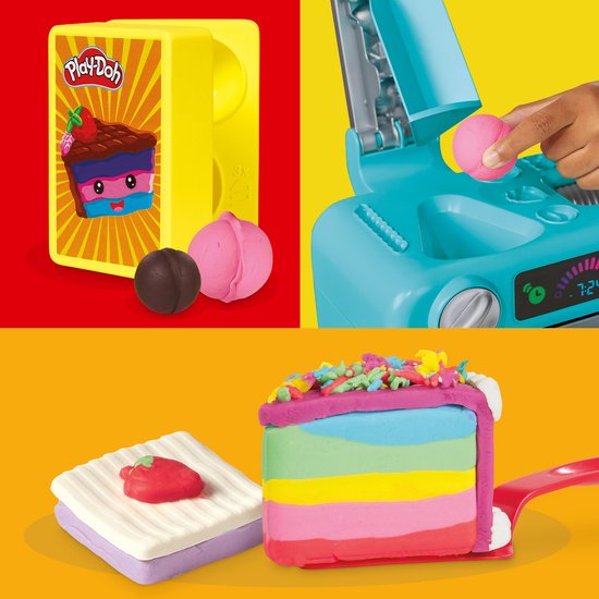 Play Doh Super Slice Cake Speelset - Afbeelding 5