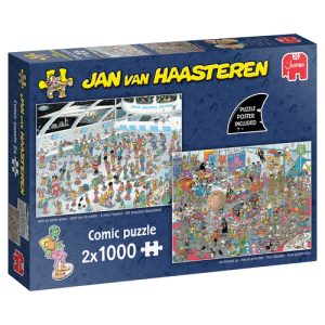 Jan van Haasteren – Puzzel Geef ons de ruimte & Net ls in de film 2x1000st