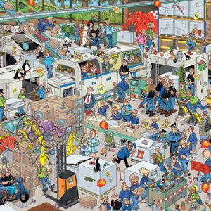 Jan van Haasteren – De Nederlandse Spellenfabriek (1000 stukjes)