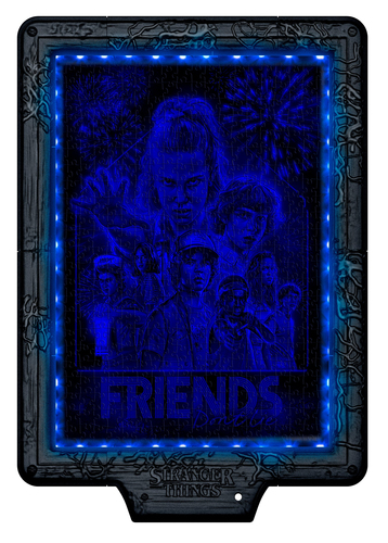 Clementoni Puzzel 520 Stranger Things - The Upside Down - Afbeelding 5