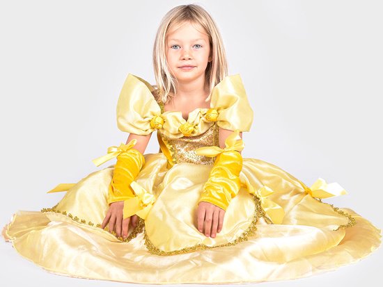 Kinderkostuum Prinses Belle 4-6Y - Afbeelding 2