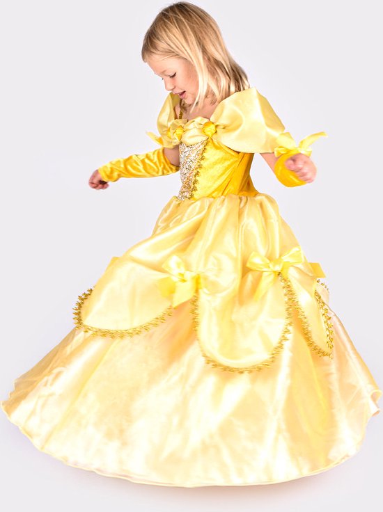 Kinderkostuum Prinses Belle 4-6Y - Afbeelding 3