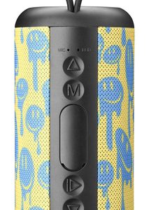 music sound bluetooth speaker smiley