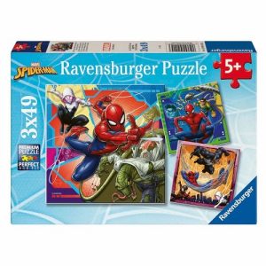 Ravensburger – Marvel Spider -Man puzzel – 3x49st