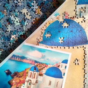 Tactic Puzzel  Santorini 1000st