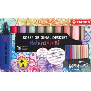 STABILO BOSS NatureCOLORS Wildflower 10 stuks DESKSET