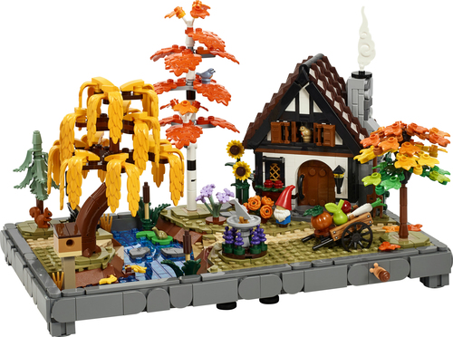 Lego Icons - Herfsttuin met Cottage - Afbeelding 2