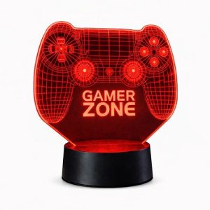 Qware 3D Lamp -gamer Zone