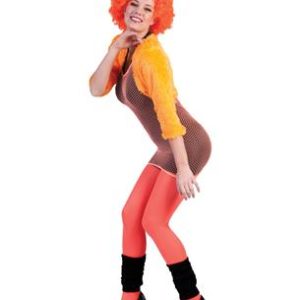 Kleedje net fluo oranje – M/L