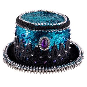 Hoed met pailletten – verkleedkledij