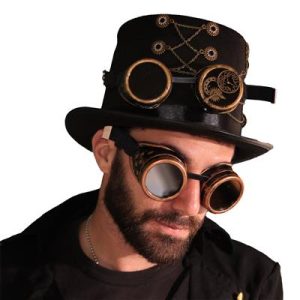 Bril steampunk- verkleedkledij