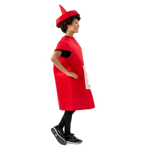 Ketchup fles kostuum (volwassenen) - Afbeelding 2