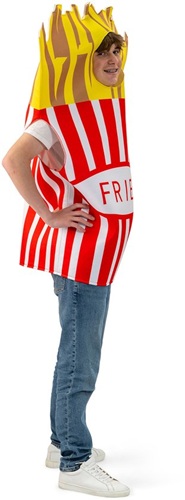 Frietjes Kostuum (volwassenen) - Afbeelding 2