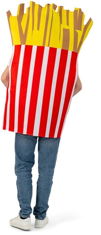 Frietjes Kostuum (volwassenen) - Afbeelding 3