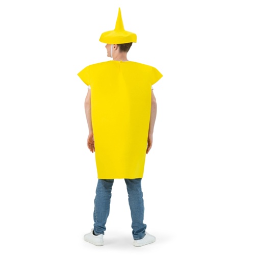 Mosterdfles kostuum (volwassenen) - Afbeelding 2