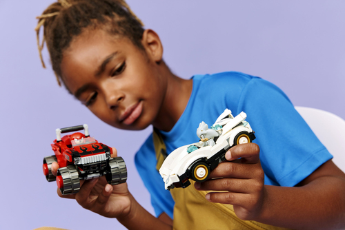 Lego Sonic - Silvers auto vs. Knuckels' monstertruck - Afbeelding 5