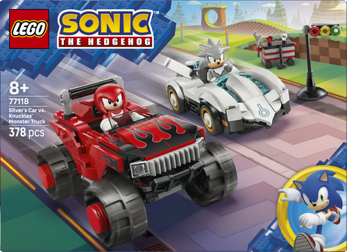 Lego Sonic - Silvers auto vs. Knuckels' monstertruck - Afbeelding 10