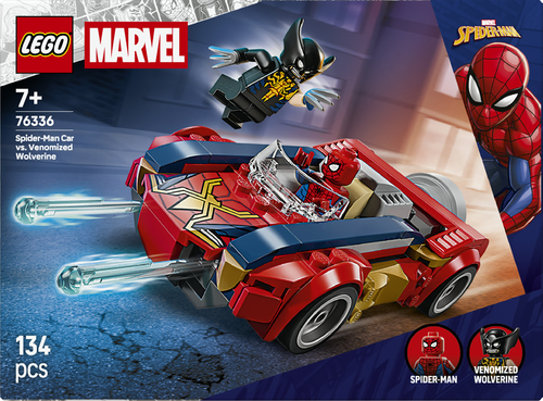 Lego Marvel - Spider-man auto vs. Venomized Wolverine - Afbeelding 9