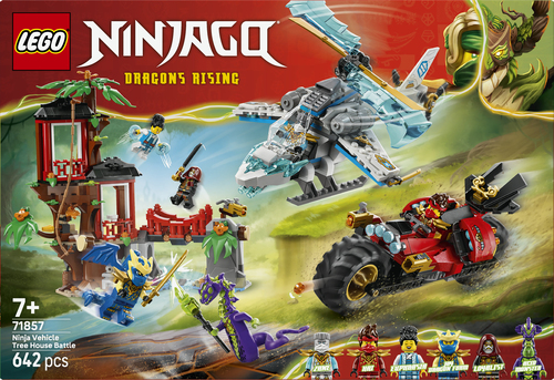 Lego Ninjago - Ninjavoertuigen bij de boomhut - Afbeelding 9
