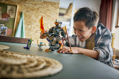Lego Ninjago - Cole's missiemecha en draak Zane - Afbeelding 4