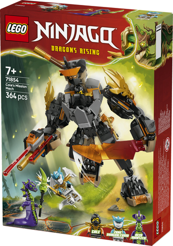 Lego Ninjago - Cole's missiemecha en draak Zane - Afbeelding 8