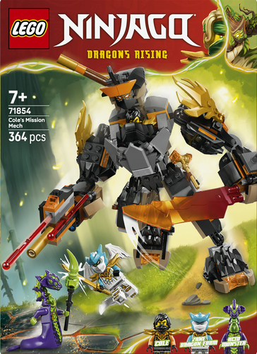 Lego Ninjago - Cole's missiemecha en draak Zane - Afbeelding 9