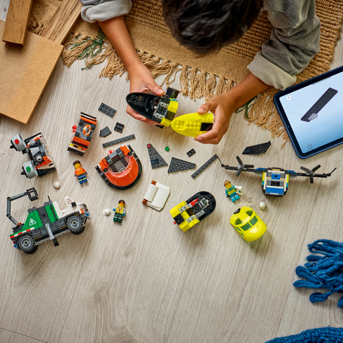 Lego City - Vliegtuig, servicewagen en hovercraft remix - Afbeelding 5