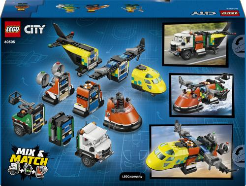 Lego City - Vliegtuig, servicewagen en hovercraft remix - Afbeelding 6