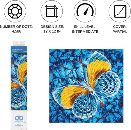 Diamond Dotz - Flutter By Gold - Afbeelding 2