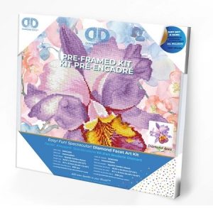 Diamond Dotz – Sparkle Garden Mauve With Frame