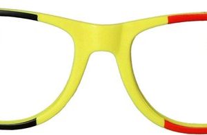 Bril Zwart Geel Rood België 3 stuks