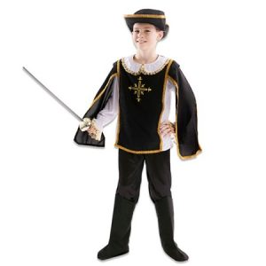 Verkleedpak Musketier Jongen – 10/12 jaar