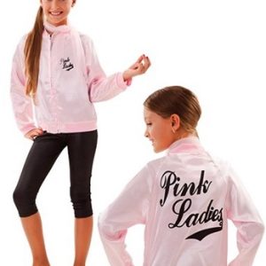 Verkleedpak Pink Lady 10-12j