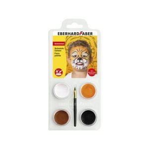 Schminkset EFA Tijger wit,oranje,bruin,zwart