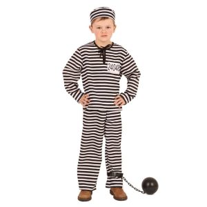 Kostuum Gevangene met pet (kinderen) – Maat 116