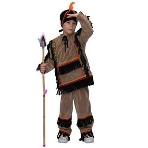 Kostuum Indiaan Blackfeet (kind) – maat 152