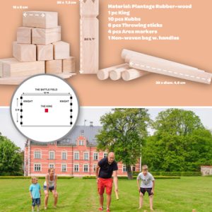 Kubb Viking Orginal – Rubberhout