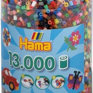 Hama Strijkkralen in pot – Colormix (68) 13000stuks