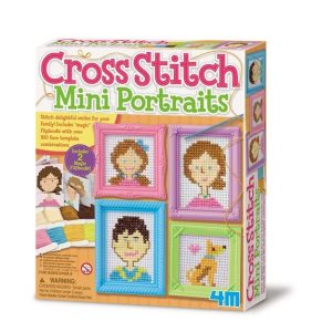4M Crea Easy Knit – Borduurkunst mini portretten