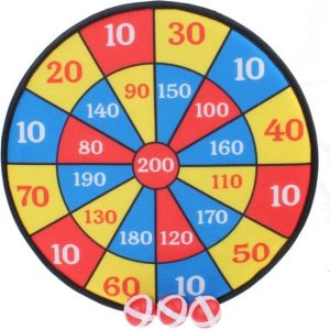 Dartbord Safety 36cm + 3 klittenband ballen