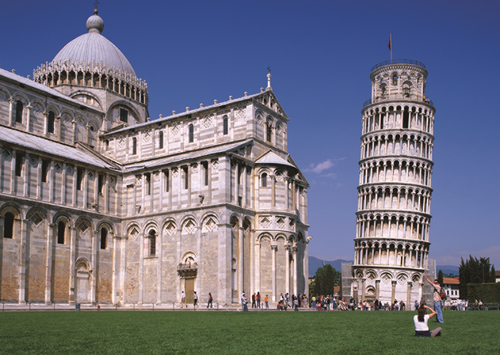 Jumbo Puzzel (500stuks) - Premium Collection - Leaning Tower Of Pisa - Afbeelding 2